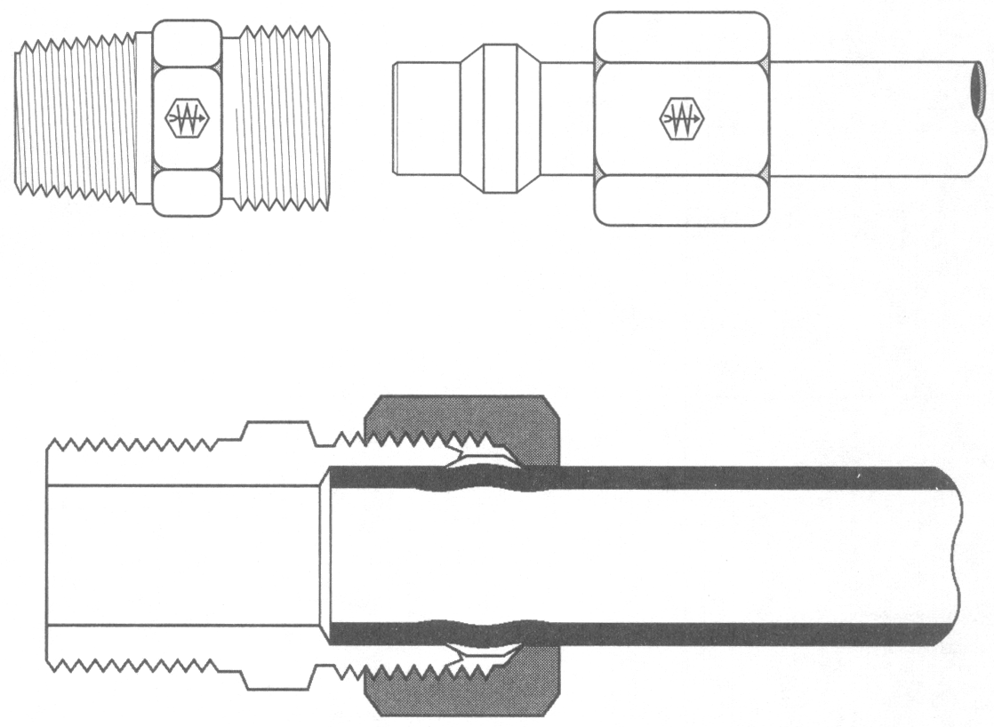 Brass Compression Tube Tees 2693 Hydraulic Supply Co.