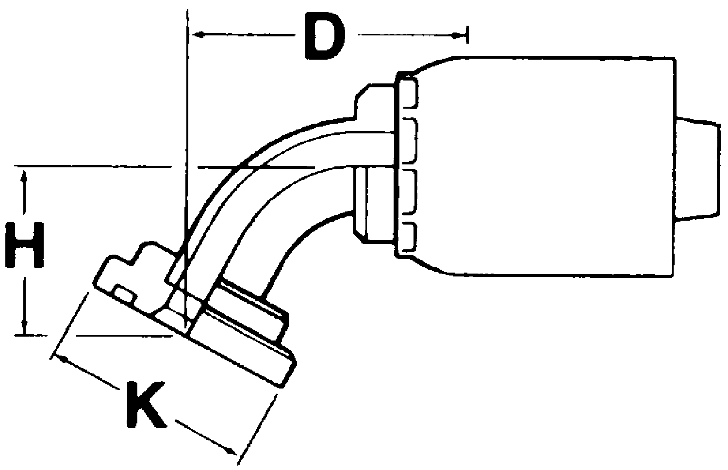 TTC Steel Cat Flange Crimp Fittings 1499 Hydraulic Supply Co.