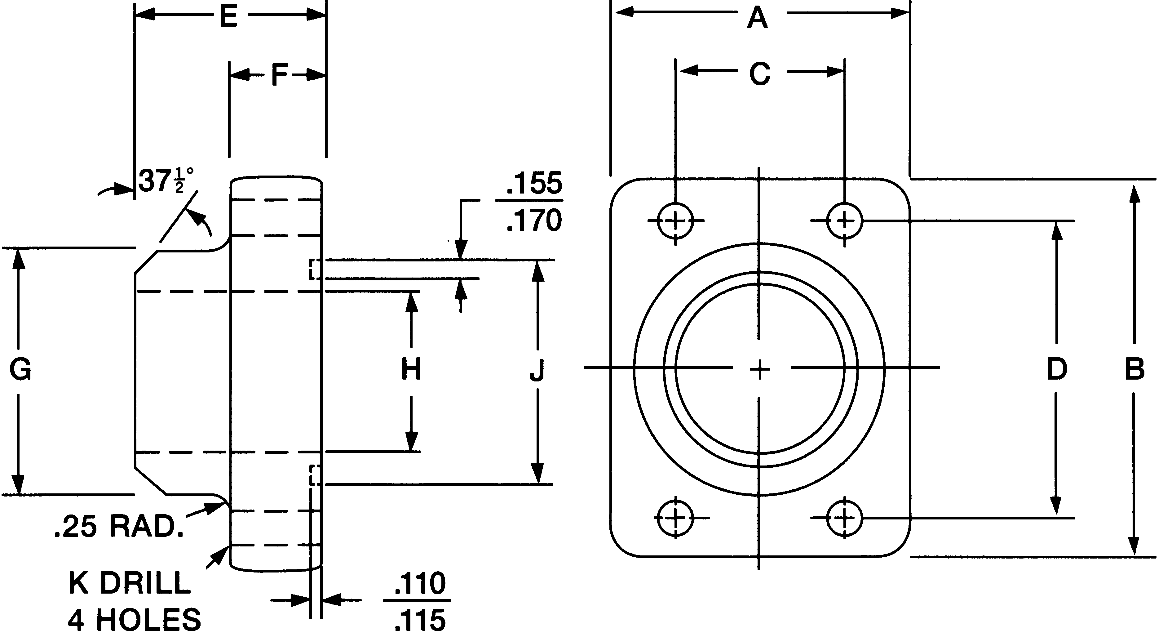 Steel Code 62 Flange To Pipe Adapters 2953 Hydraulic Supply Co.