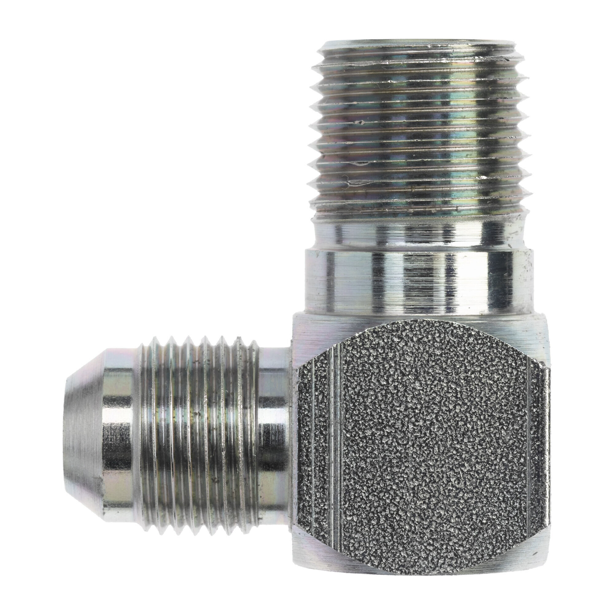 90 DEG MALE JIC TO MALE NPT 25012020B Hydraulic Supply Co.