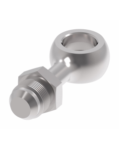 Steel Brake System Adapter, -03 Male JIC 37 deg Flare To 10mm Metric Banjo, Straight