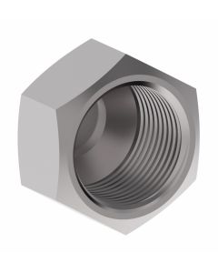 Brass Adapter, 0.63 Inch Male SAE 45 deg Flare Cap
