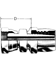 Steel Reusable Air Brake Fittings, Female USF Swivel