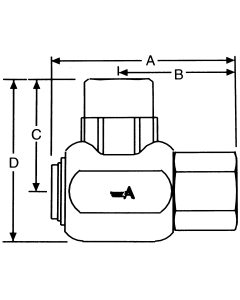 FS65 Series Standard Duty Balanced Pressure Swivel Joints, Female Pipe Casing To Female Pipe Sleeve