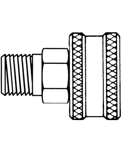 Pressure Washer Quick Couplers, Female Half, Male NPT