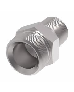 Steel Reusable Air Brake Adapter, 1/4-18 Male NPT To 3/4-20 USF Male USF Swivel, Straight