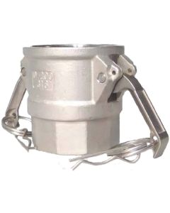 Stainless Steel Cam & Groove Couplers, Female Half, Female NPT