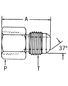 Steel Adapters, Female NPT To Male JIC 37 deg Flare, Straight