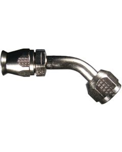 Reusable Fittings for FBF A/C Hose, Female O-Ring Pilot, 45 deg Elbow