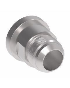 Steel Adapter, 0.50 Inch Code 61 Split Flange To 3/4-16 Male JIC 37 deg Flare, Straight (For pressures thru 4 Light Spiral Hose)