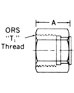 Steel Male O-Ring Face Seal Caps