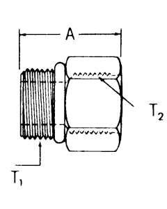 Steel Adapters, Male SAE O-Ring Boss (Straight Thread O-Ring) To Female SAE O-Ring Boss (Straight Thread O-Ring), Straight