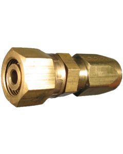 Brass Marine Steering Reusable Fittings, Female SeaStar Swivel, Straight