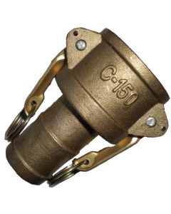 Brass Cam & Groove Couplers, Female Half, Hose Shank