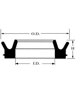Metric Urethane Rod U-Seals