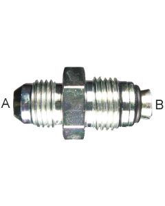 Steel Adapters, Male JIC 37 deg Flare To Male Metric, Straight