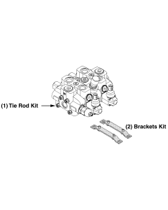 SD16 Series Sectional Valve Tie Rod & Mounting Bracket Kits