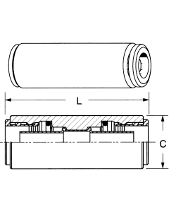 Brass Push>Connect Air Brake Tube Unions
