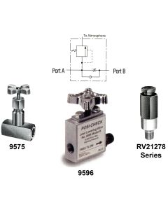 10000 PSI In-Line Valves