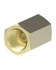 Brass Adapter, 0.38 Inch Female 42 deg Inverted Flare Union