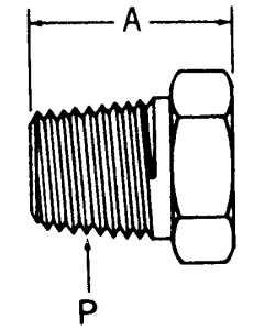 Steel Male NPT Hex Plugs