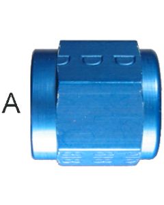 Blue Anodized Aluminum (AN 818) JIC 37 deg Flare Nuts