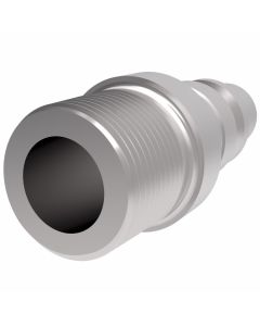 1000/400/500 Series MIL-C-4109 Industrial Interchange Air Quick Disconnect, Male Half, -06 Coupling, 3/8-18 Male NPT