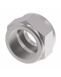 Blue Anodized Aluminum Tube Fitting (AN 818), -06 JIC 37 deg Flare Nut