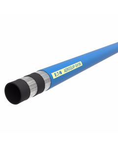 AQP Hi-Impulse Double Wire Braid Blue SAE 100R2AT Hose, 1.00 Inch ID, Up To 2500.00 PSI