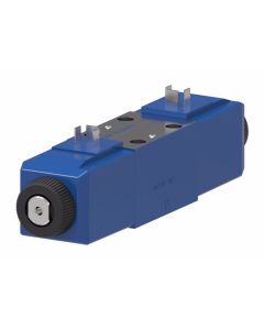 KDG4V-3(S) Series Subplate/Manifold Mount NFPA Size D03 Proportional Valve, 4-Way, 3-Position, Spring Centered, Closed Center, Meter Out, 12VDC DIN 43650 Coil. High Performance, 3000 PSI Port T, Standard Manual Override