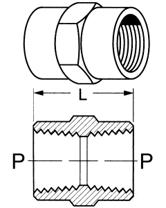 Brass Female NPT Couplings