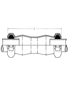 Flexmaster Pipe & Tube Joints, Long Straight