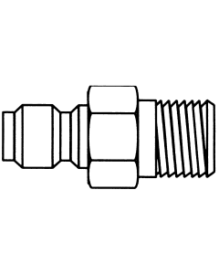 Pressure Washer Quick Couplers, Male Half, Male NPT