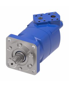 6000 Series Geroler Motor, 60.00 cu in/rev, 4 Bolt SAE C Mounting Flange, 1-1/2 in. Straight Keyed Shaft, 1-5/16-12 St.Thd. O-Ring Ports,