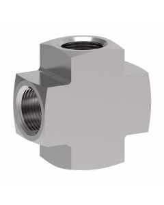 Brass Adapter, 1/2-14 Female NPT Cross