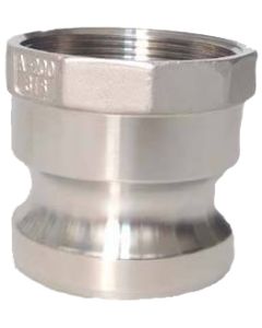 Stainless Steel Cam & Groove Adapters, Male Half, Female NPT