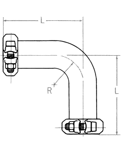 Flexmaster Pipe & Tube Joints, 90 deg Long Elbow