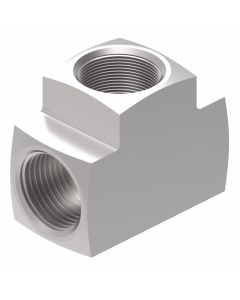 Brass Adapter, 1/4-18 Female NPT Tee