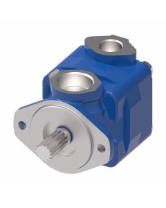 V20 Series Vane Pump, 09 Ring Size, 11 Tooth Splined - Short Shaft, NPT Ports, Outlet Inline with Inlet, CW Rotation