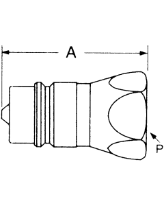 FD72 Series Connect Under Pressure Hydraulic Farm Quick Disconnects, Male Half, Female NPT