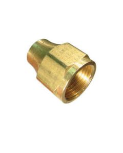 Brass SAE 45 deg Flare Long Nut, 3/4 in