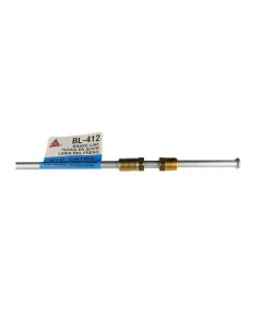 Steel Brake Line Assembly, Domestic Style, 1/4 x 12 Inch