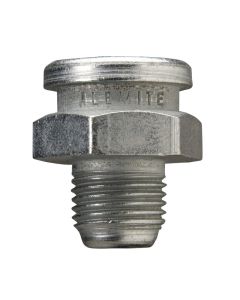 Standard Button Head Grease Fitting, 1/8 in PTF, 11/32 in Shank, Straight