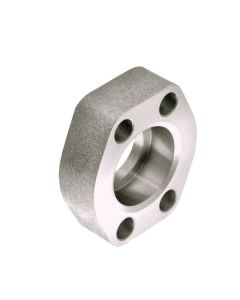 Steel 4-Bolt Flange Adapter, 3.00 Inch Code 61 Flange, O-Ring Half To 3.00 Inch Female NPT, Straight