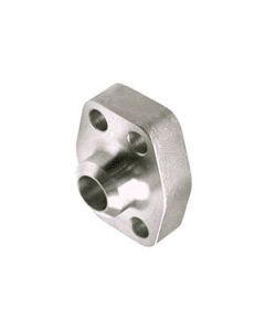 Steel SAE 4-Bolt Flange Adapter, 2.00 Inch Code 62 Flange, Flat Face Half To 2.00 Inch Pipe, Butt Weld