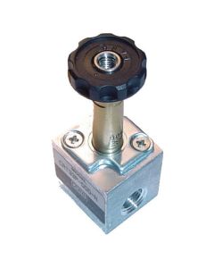 Cat Series Solenoid Operated Pneumatic Valve, 3-way 2-position Normally Open, , 1/8 NPT (Side) Ports, 2 S Flow Rating