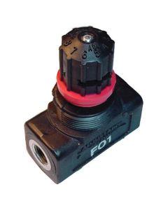 Inline Pneumatic Flow Control Valve, 1-20 UNEF-2A Ports, 15 Flow Rating
