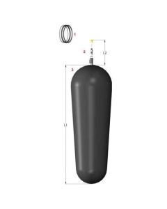 Bladder Kit, 10 Gallon, Buna-N. Includes Bladder & Gas Valve Assy, O-Ring and Metal O-Ring Backup.