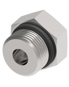 Steel Adapter, 1-5/16-12 Male SAE O-Ring Boss (Straight Thread O-Ring) Hex Plug