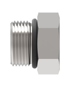 Steel Adapter, 1/2-20 Male SAE O-Ring Boss (Straight Thread O-Ring) Hex Plug